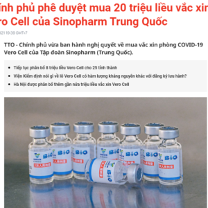 Từ vắc xin đến nhà thầu và thương lái Trung Quốc